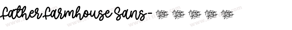 Father Farmhouse Sans字体转换